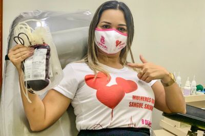 notícia: Hemopa Santarém recebe caravana de mulheres doadoras