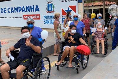 notícia: Em um mês e meio, Hospital de Campanha de Santarém recupera mais de 200 pacientes de Covid