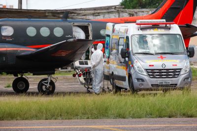 notícia: Estado já transferiu 446 pacientes de Covid-19 nos últimos três meses, na região oeste do Pará