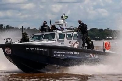 notícia: Em ação célere, força-tarefa prende acusado de roubo à embarcação em Portel