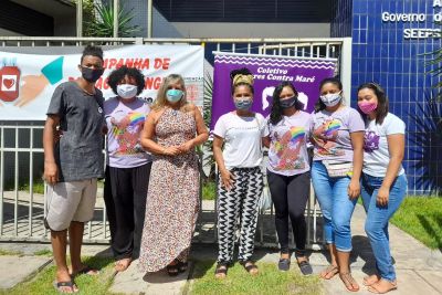 notícia: Roda de carimbó anima o gesto solidário de doadores de sangue no Hemopa de Abaetetuba