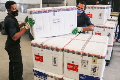 notícia: Pará ultrapassa a marca de 3 milhões de doses recebidas contra a Covid-19