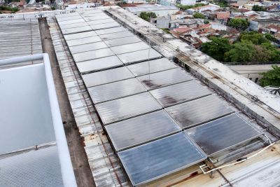 notícia: Santa Casa usa placas solares, reutiliza água da chuva e implanta a gestão 100% sem papel