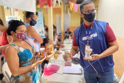 notícia: Moradores de Ananindeua recebem serviços de cidadania e saúde durante dois dias