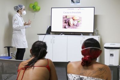 notícia: Hospital Materno-Infantil de Barcarena promove aula aberta sobre chocolate