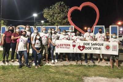 notícia: Hemopa recebe mais de 150 bolsas de sangue de campanha de coleta em Monte Alegre