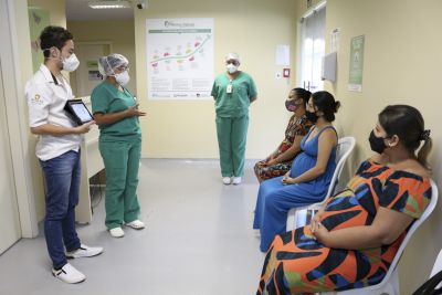 notícia: Hospital Materno-Infantil de Barcarena retoma Curso da Gestante presencial