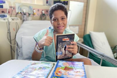 notícia: Após nove dias entubado, menino de 11 anos vence a Covid-19 no Hospital da Transamazônica