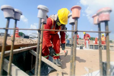 notícia: Pará bate recorde de empregos na construção civil na região Norte