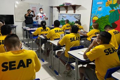 notícia: Sespa realiza ação em unidade prisional da Seap