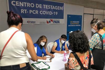 notícia: Governo já realizou mais de 2 mil testes contra a Covid-19 no Aeroporto de Belém