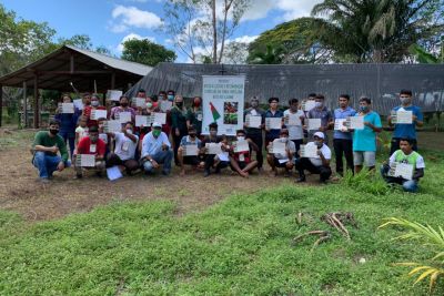 notícia: Ideflor-Bio instala viveiro florestal e realiza cursos na Terra Indígena Alto Rio Guamá