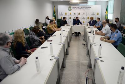 notícia: Em visita, comitiva do Pará conhece estratégias do Ceará para potencializar ações de segurança 