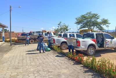 notícia: IDEFLOR-Bio faz doação de 10 mil tubetes e insumos para produção de mudas em viveiro de São Félix do Xingu