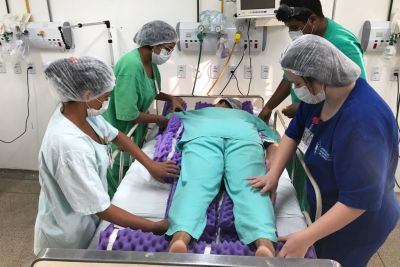 notícia: Hospital Regional do Sudeste do Pará adota técnica respiratória no tratamento de pacientes com a Covid-19  