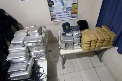 notícia: Em Palestina do Pará, PM apreende mais de 200 quilos de crack e maconha