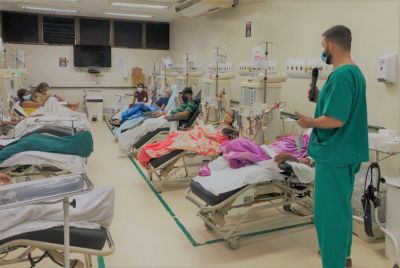 notícia: Hospital do Baixo Amazonas destaca o autocuidado para pacientes de diálise