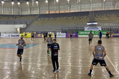 notícia: Arena Estadual do Oeste do Pará sedia semifinal da Copa do Brasil de Futsal