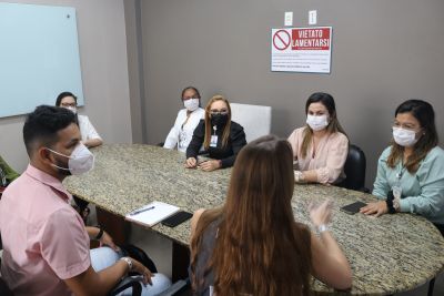 notícia: Núcleo de vigilância epidemiológica da Santa Casa recebe visita técnica do Ministério da Saúde
