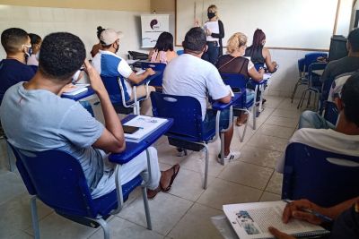 notícia: Em agosto, a Cosanpa promoveu palestras, cursos e oficinas para moradores de 5 municípios