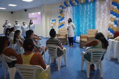 notícia: Hospital Abelardo Santos dedica duas semanas do mês de agosto ao estímulo à amamentação