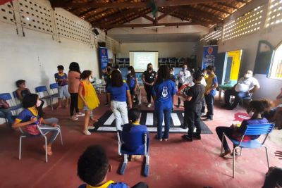 notícia: TerPaz e Detran promovem ação educativa de trânsito em escola da Cabanagem