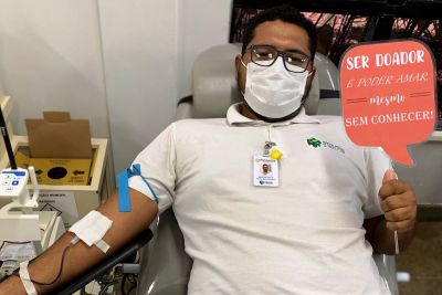 notícia: Hospital Regional do Sudeste, em Marabá, promove campanha para doação de sangue 