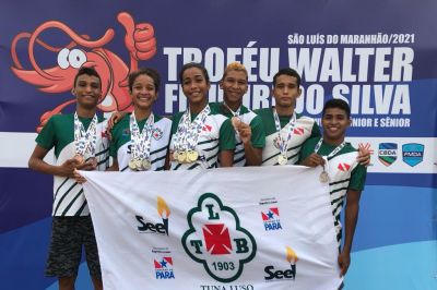 notícia: Nadadores retornam ao Pará com 38 medalhas na mala após disputas no Maranhão