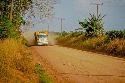notícia: Parceria entre Estado e Mojuí dos Campos garante trafegabilidade mais segura na região