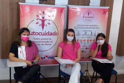 notícia: Secretaria de Estado de Saúde Pública (Sespa) lança a Campanha 'Outubro Rosa'