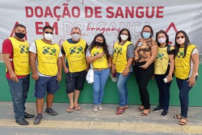 notícia: Doação de sangue mobiliza mais de 300 voluntários em Bragança no nordeste do estado