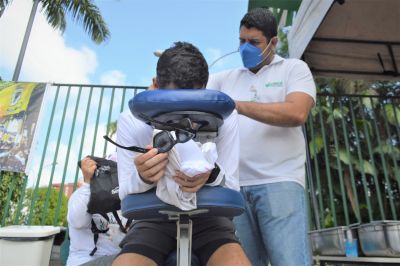 notícia: Hospital Metropolitano monta ponto de apoio para atender romeiros na BR-316