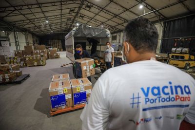 notícia: Pará supera a distribuição de 10 milhões de doses de vacinas contra a Covid-19