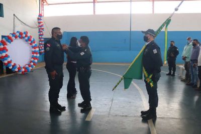 notícia: Solenidade militar marca semana de aniversário do 8° BPM, em Soure, no Marajó 