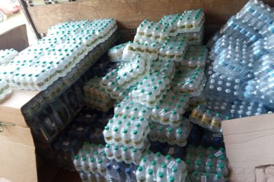 notícia: Sefa apreende mais de 700 litros de aguardente e outras bebidas em Marabá