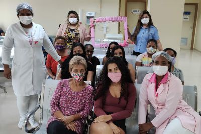 notícia: Hospital Abelardo Santos terá uma semana de programação voltada ao combate de câncer de mama