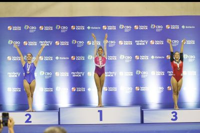 notícia: Equipe do 'Talentos Esportivos' é bronze em competição nacional de ginástica artística