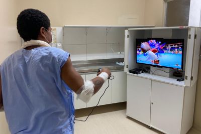 notícia: Hospital Público Galileu já realizou 580 atendimentos na Gameterapia, em 2021