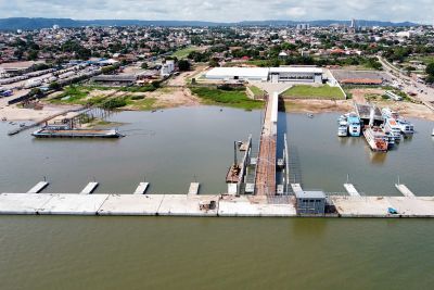 notícia: Terminal Hidroviário de Santarém, no Baixo Amazonas, recebe últimos equipamentos