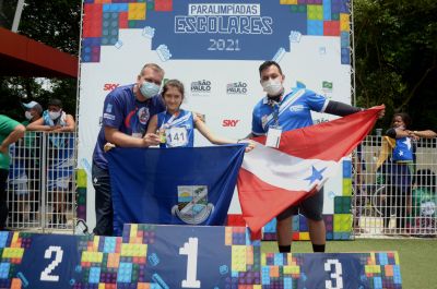 notícia: Paraenses conquistam 40 medalhas no primeiro dia das Paralimpíadas Escolares   