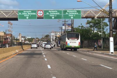 notícia: 'Sinalização Viária por Todo o Pará' garante mais segurança na Avenida Júlio Cézar