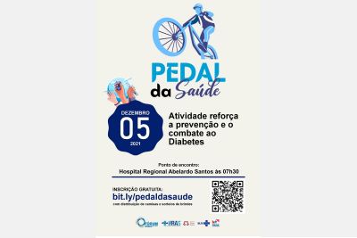 notícia: Abelardo Santos promove primeiro Pedal da Saúde para alertar sobre prevenção do Diabetes