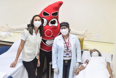 notícia: Hospital Regional do Baixo Amazonas arrecada bolsas de sangue durante campanha de doação