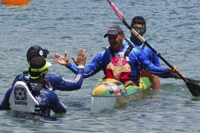 notícia: Dupla paraense tem apoio da Seel e conquista medalhas no Brasileiro de Canoagem Oceânica
