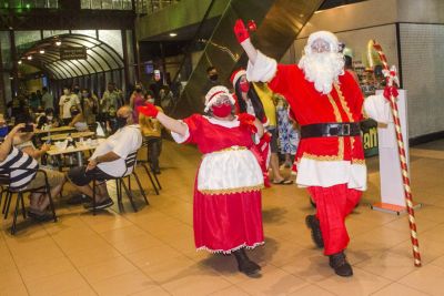 notícia: Papai Noel leva alegria aos complexos Estação, Mangal e Parque do Utinga no fim de semana do Natal