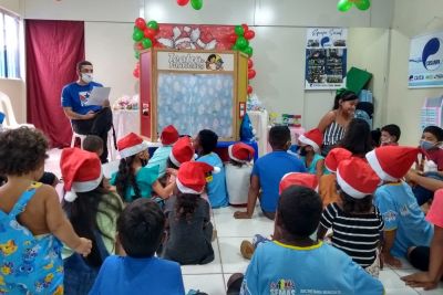 notícia: Cosanpa realiza ação social com crianças em seis municípios do estado