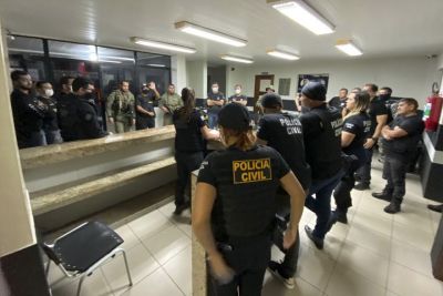 notícia: Polícia Civil deflagra operação para cumprir mandados de prisão e recaptura em Salinópolis