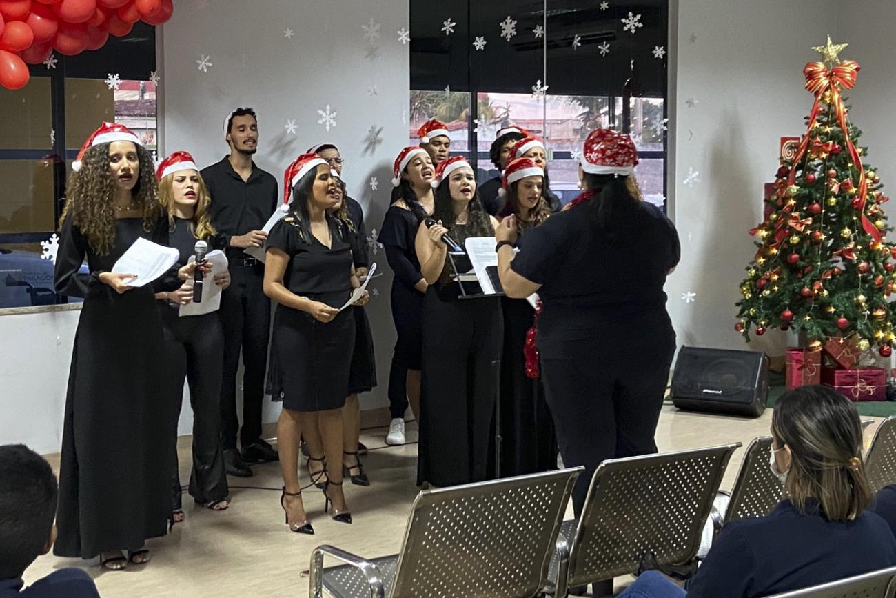 Regional de Paragominas celebra Natal com usuários com Cantata | Agência  Pará