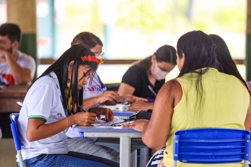 Aldeia Indígena Gaviões Kiykatejê  - Saúde por todo o Pará - Fotos Pedro Guerreiro / AGPARÁ <div class='credito_fotos'>Foto: Pedro Guerreiro / Ag. Pará   |   <a href='/midias/2022/originais/13041_1de3842f-3b9c-e6d8-be2b-4bedc689b64f.jpg' download><i class='fa-solid fa-download'></i> Download</a></div>