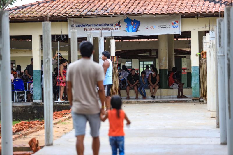 Aldeia Indígena Gaviões Kiykatejê  - Saúde por todo o Pará - Fotos Pedro Guerreiro / AGPARÁ <div class='credito_fotos'>Foto: Pedro Guerreiro / Ag. Pará   |   <a href='/midias/2022/originais/13041_241dfca8-4ed4-1da5-9359-c88e19d3931f.jpg' download><i class='fa-solid fa-download'></i> Download</a></div>